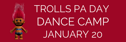 Trolls PA Day Dance Dance Camp - January 20 poster